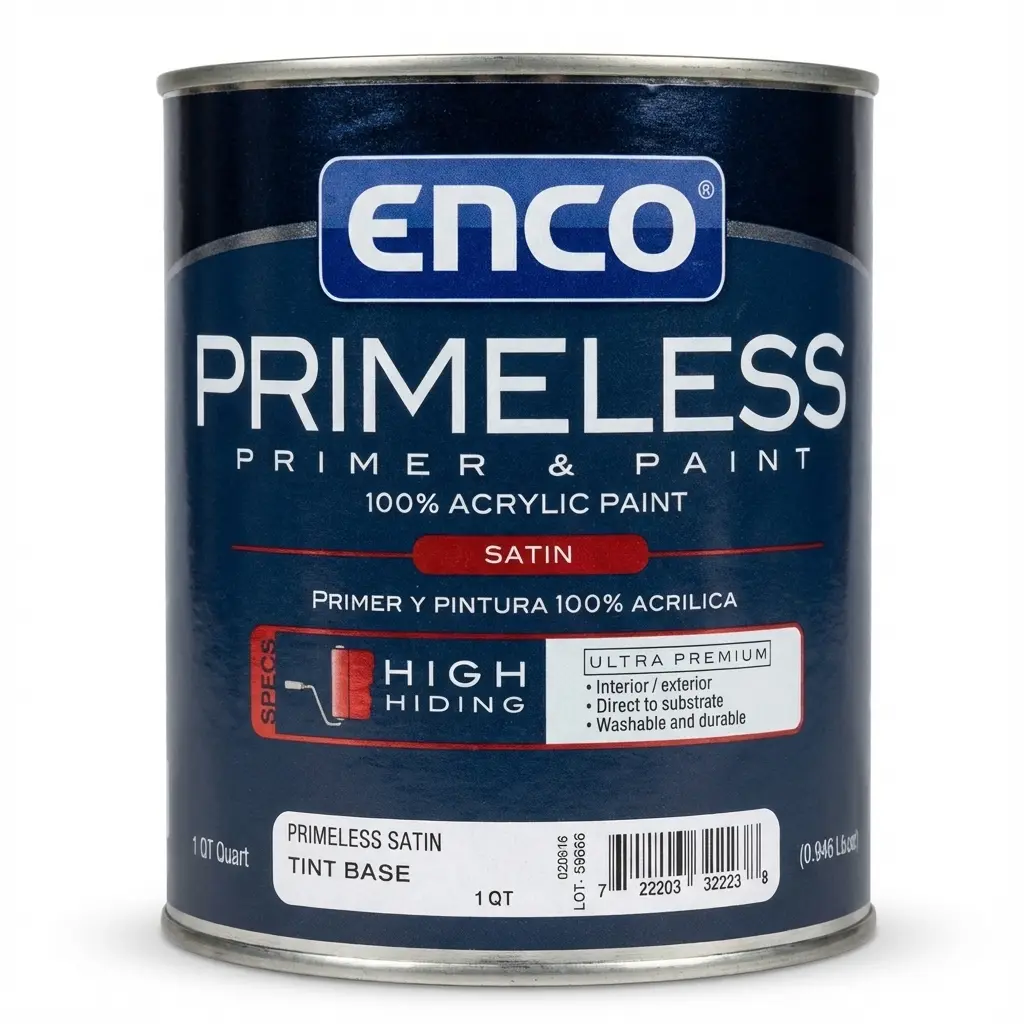 ENCO PRIMELESS SATIN TINT QT | Ferreteria Maderas 3C